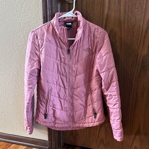 The North Face Women's Light Pink Puffer Jacket